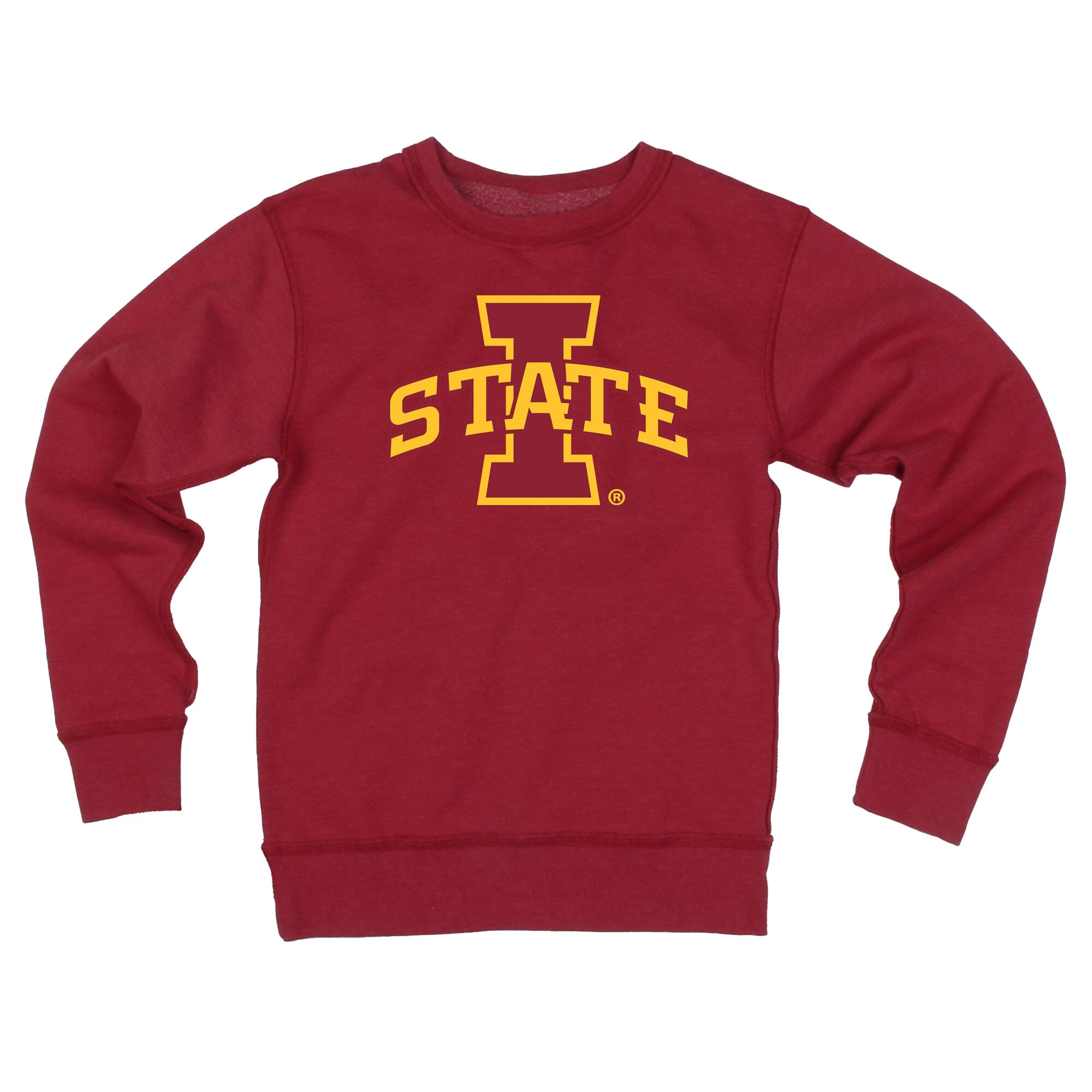 Sweat-shirt réversible Wes & Willy Maroon Iowa State Cyclones pour jeunes