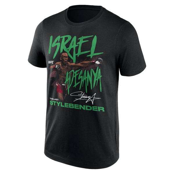 UFC Israel Adesanya The Last Stylebender T-Shirt - Black - Mens