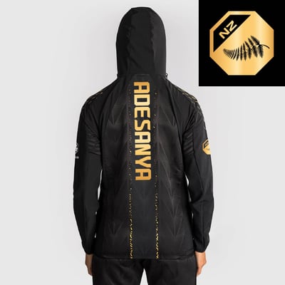  Israel Adesanya UFC Zenith by Venum Women's Authentic Fight Night Champion Full-Zip Walkout Hoodie - Black