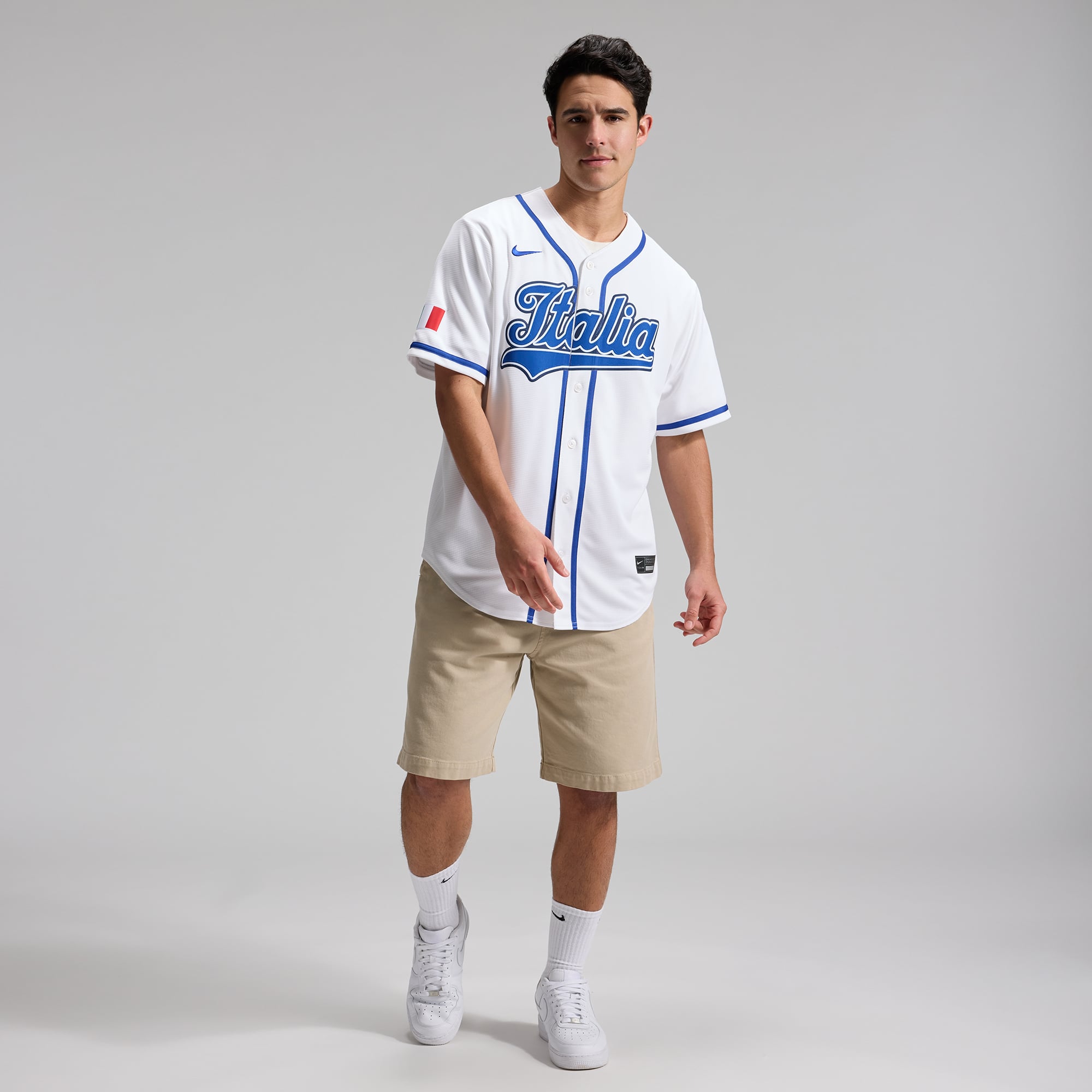 Men's Nike Vinnie Pasquantino White Italy Baseball 2026 World Classic Home Stadium Jersey
