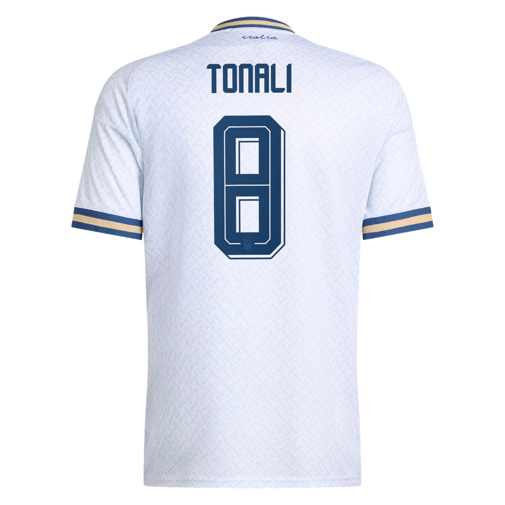 イタリア代表 adidas アウェイシャツ 2026 Tonali 8 プリント