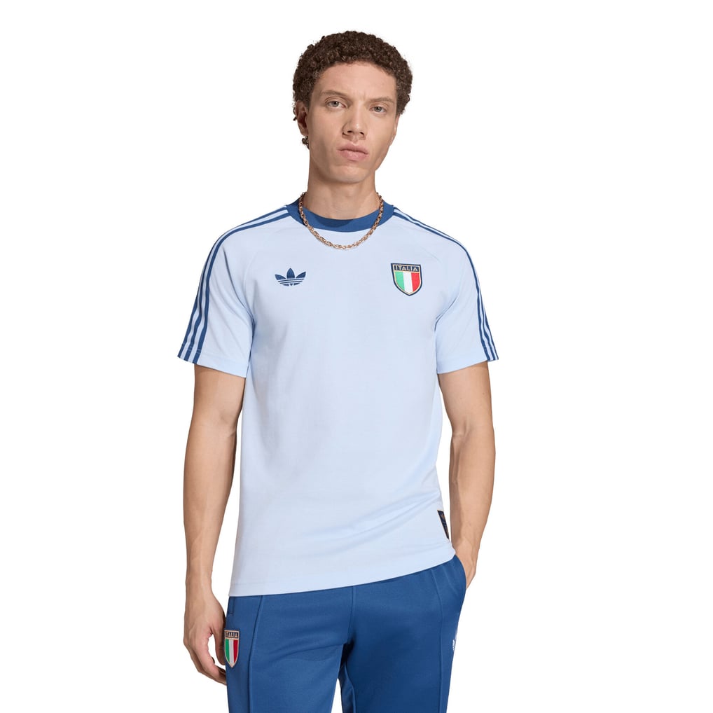 イタリア代表 adidas オリジナルス Tシャツ - ブルー