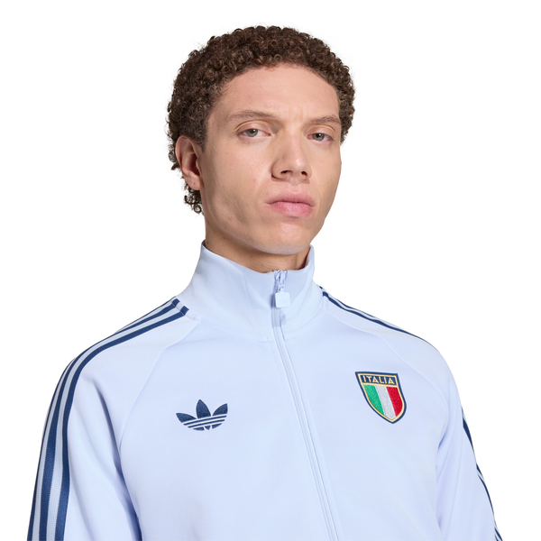 イタリア代表 adidas オリジナルス トラックトップ - ブルー