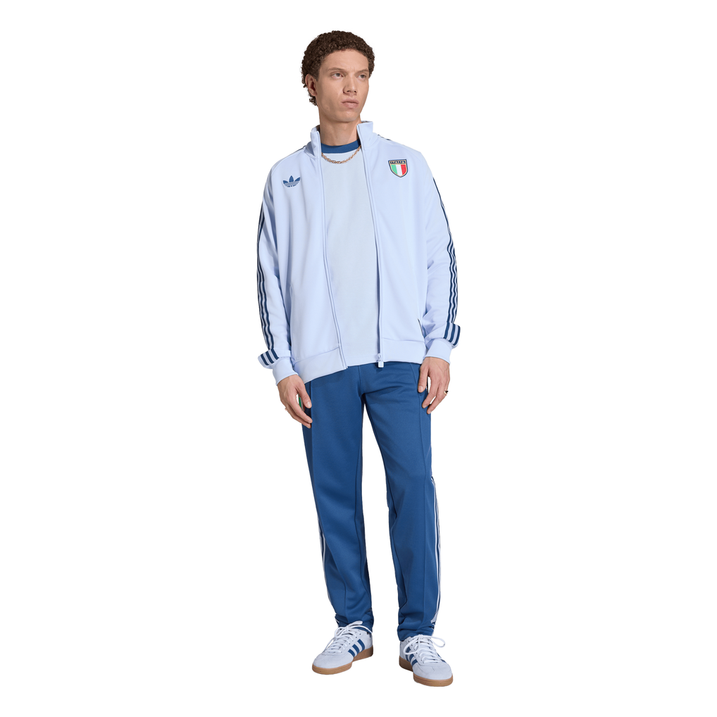 イタリア代表 adidas オリジナルス トラックトップ - ブルー