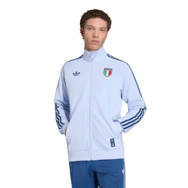 イタリア代表 adidas オリジナルス トラックトップ - ブルー