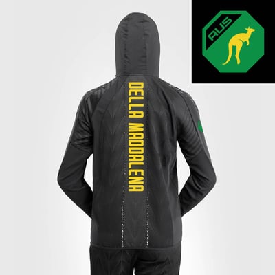 Jack Della Maddalena UFC Zenith by Venum Women's Authentic Fight Night Full-Zip Walkout Hoodie - Black