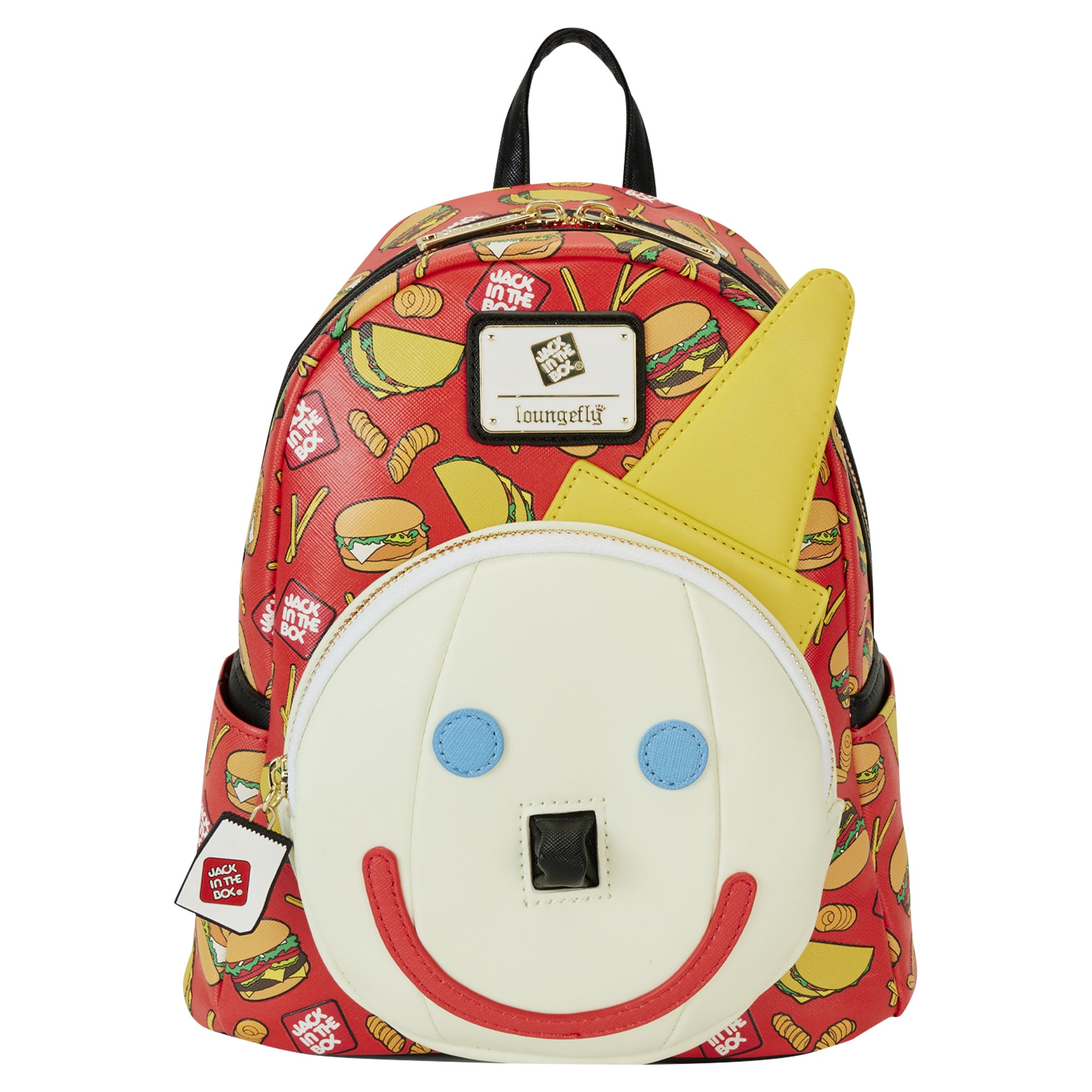 Jack in the Box Loungefly Antenna Ball Jack Mini Backpack