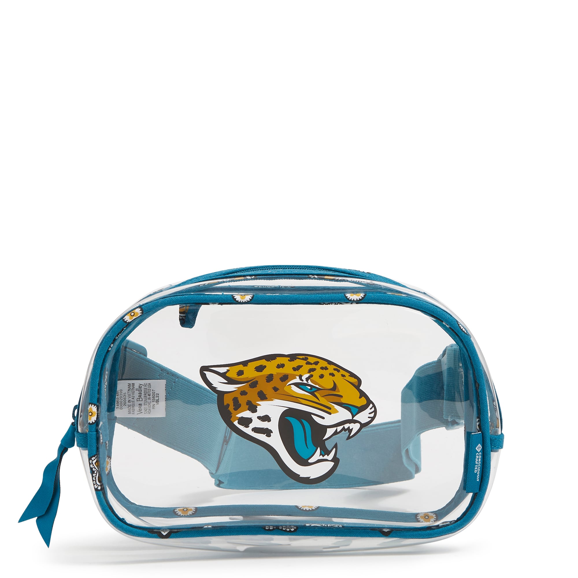 Jacksonville Jaguars Vera Bradley Clear Small-Belt Bag