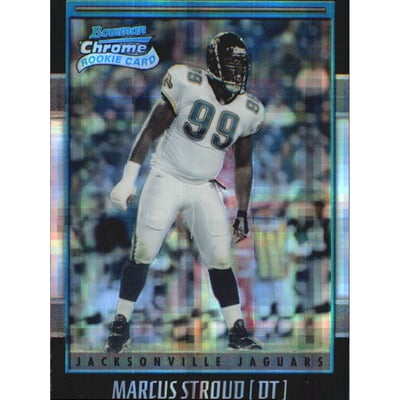 2001 Bowman Chrome Xfractors #131 Marcus Stroud