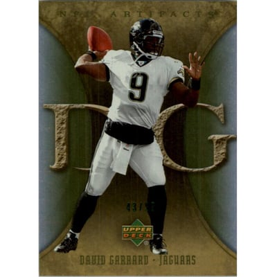 2007 Artifacts Green #48 David Garrard