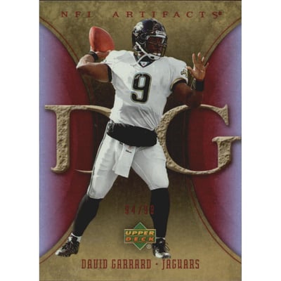 2007 Artifacts Red #48 David Garrard