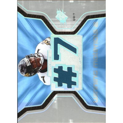 2007 SPx Winning Materials Jersey Number Dual #WMBL1 Byron Leftwich