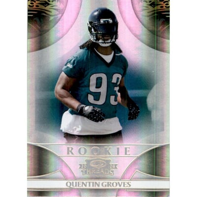 2008 Donruss Threads Gold Holofoil #226 Quentin Groves