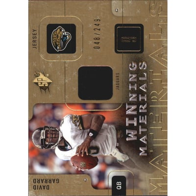 2009 SPx Winning Materials #WDG David Garrard/249