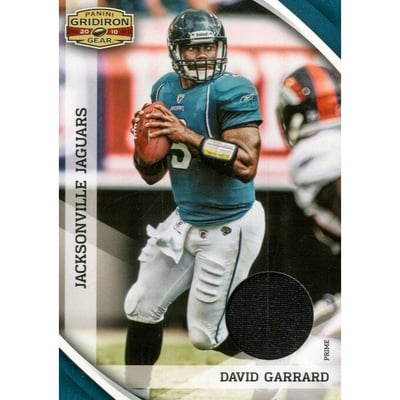 2010 Panini Gridiron Gear Jerseys Prime #65 David Garrard/50