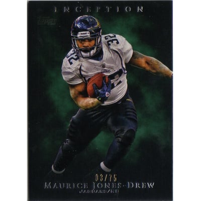 2011 Topps Inception Green #60 Maurice Jones-Drew