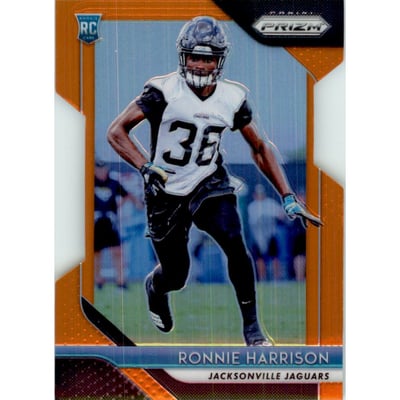 2018 Panini Prizm Prizms Orange #268 Ronnie Harrison