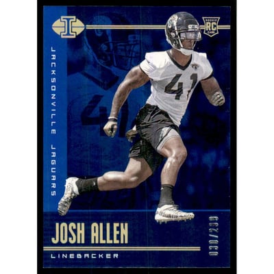 2019 Panini Illusions Trophy Collection Blue #53 Josh Allen