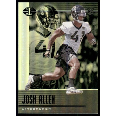 2019 Panini Illusions Trophy Collection Emerald #53 Josh Allen