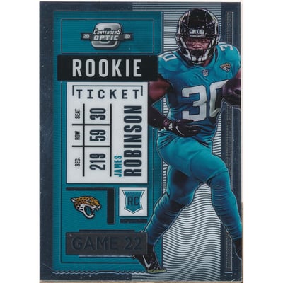 2020 Panini Contenders Optic #97 James Robinson RC