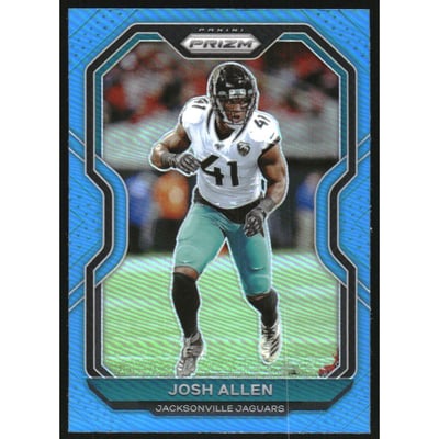 2020 Panini Prizm Prizms Light Blue #97 Josh Allen