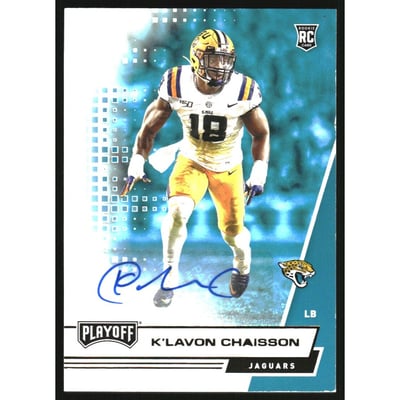 2020 Playoff Rookie Autographs #282 K'Lavon Chaisson