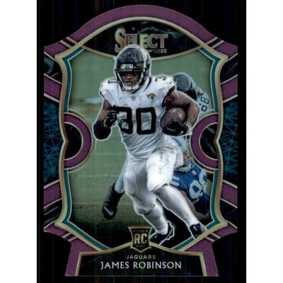 2020 Select Prizm Purple Die Cut #88 James Robinson