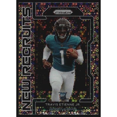 2021 Panini Prizm New Recruits Prizms No Huddle #9 Travis Etienne Jr.