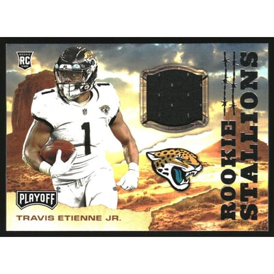 2021 Playoff Rookie Stallions Jerseys #8 Travis Etienne Jr.