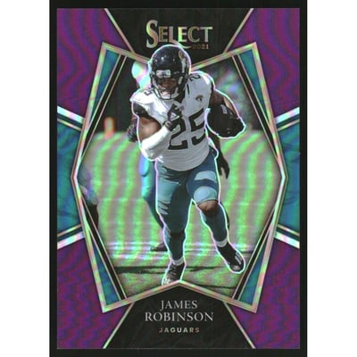 2021 Select Prizm Purple #117 James Robinson