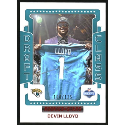 2022 Rookies and Stars Draft Class Orange #19 Devin Lloyd