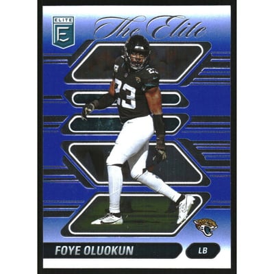 2024 Elite The Elite Blue #4 Foye Oluokun