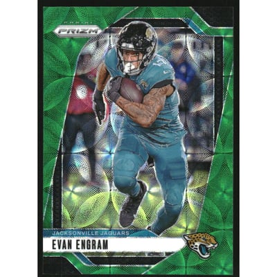 2024 Panini Prizm Prizms Green Scope #132 Evan Engram