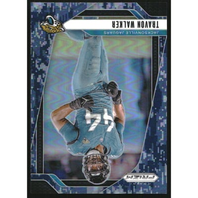 2024 Panini Prizm Prizms Navy Camo #133 Travon Walker