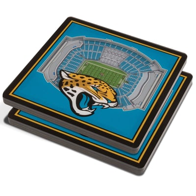 Jacksonville Jaguars Fanpoint 3D StadiumView Coasters