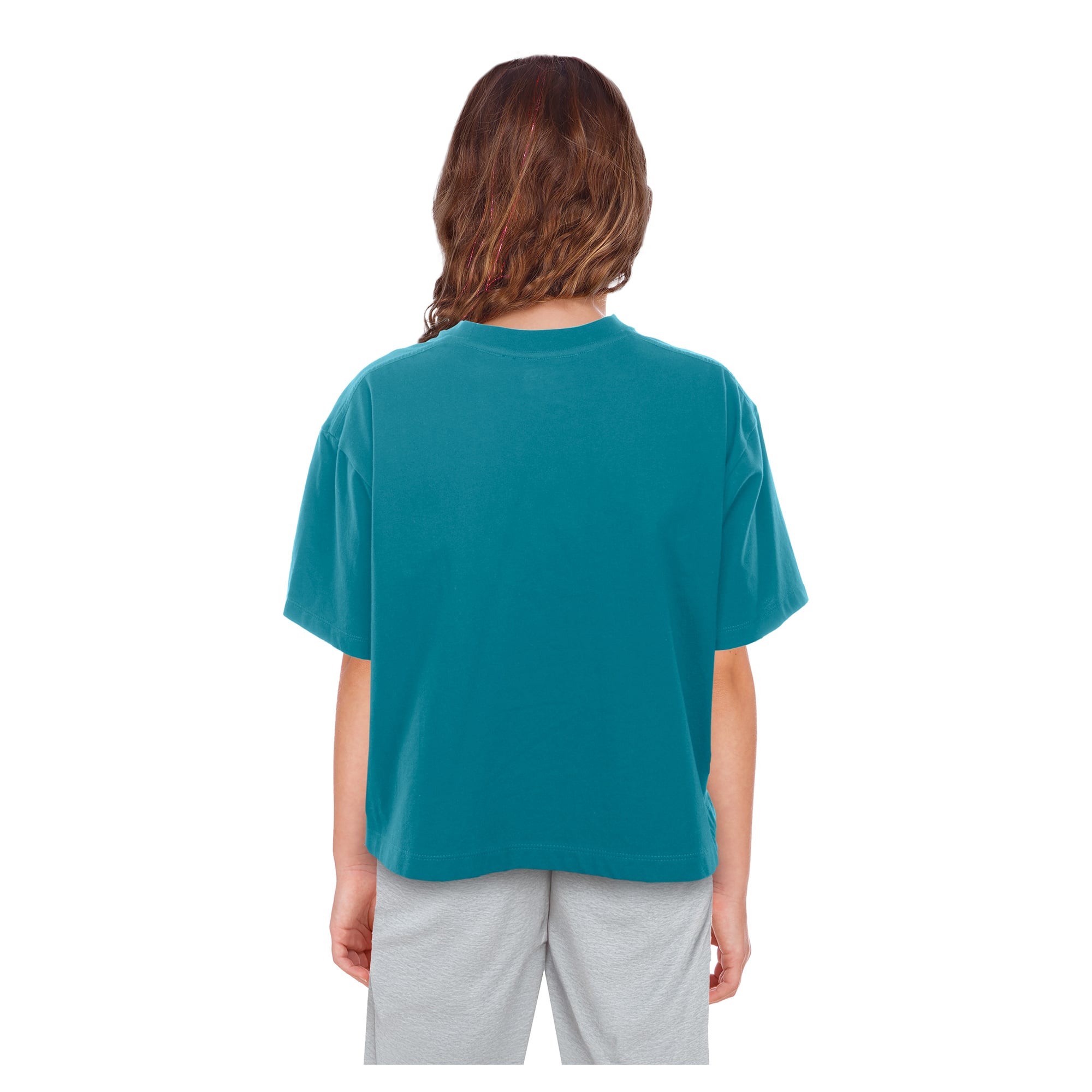 T-shirt à paillettes réversibles New Era bleu sarcelle Jacksonville Jaguars pour filles
