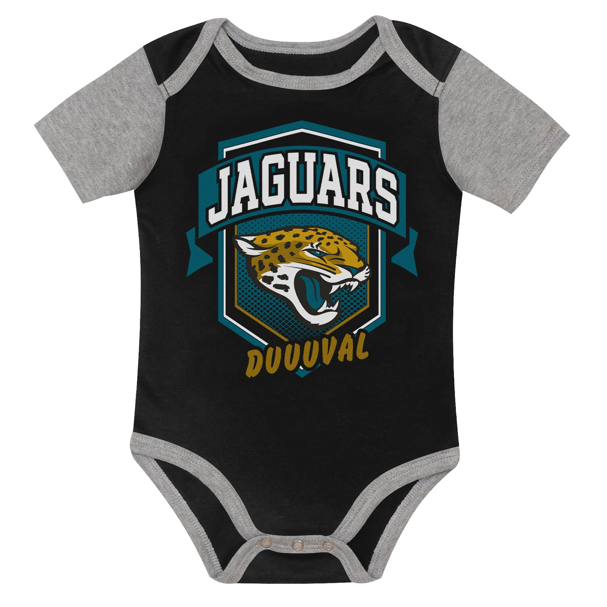 Infant Outerstuff  Jacksonville Jaguars First Round Pick 3-Piece Bodysuit Set
