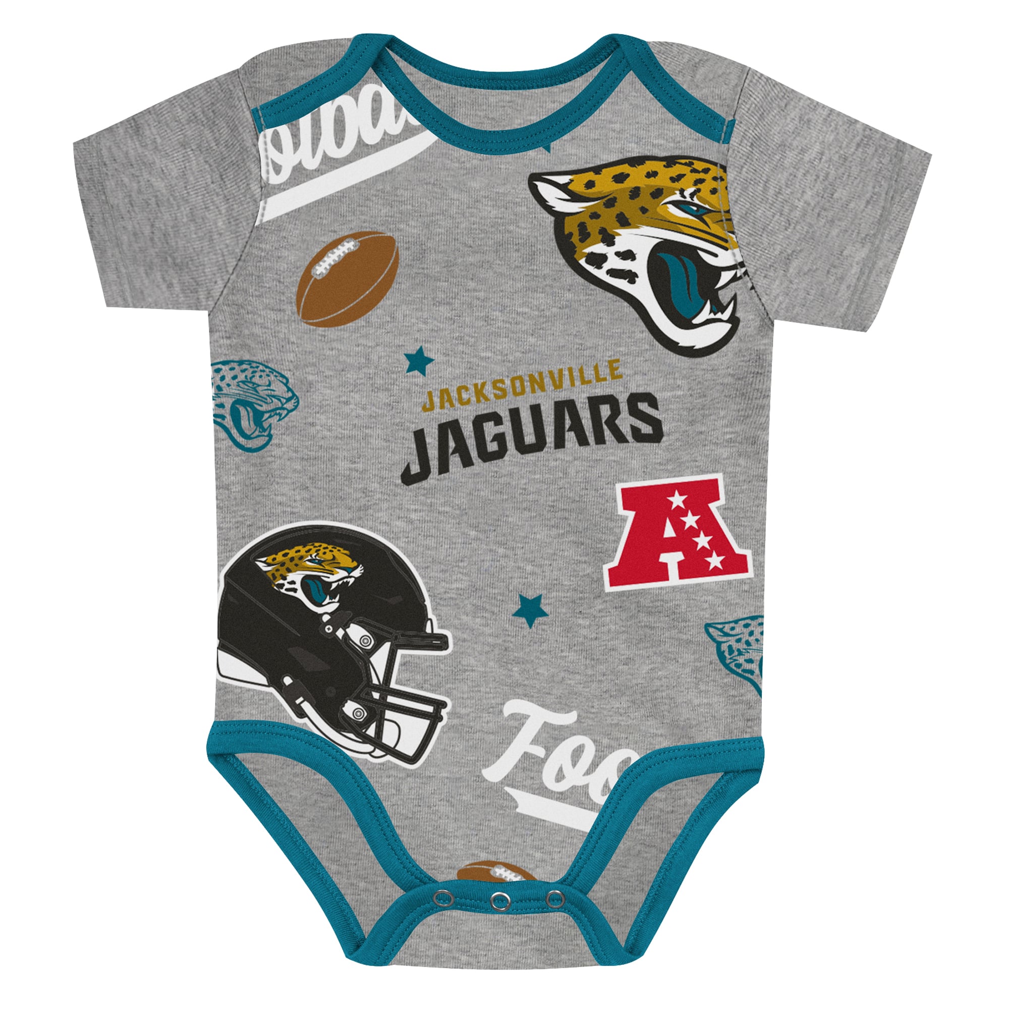 Infant Outerstuff  Jacksonville Jaguars First Round Pick 3-Piece Bodysuit Set