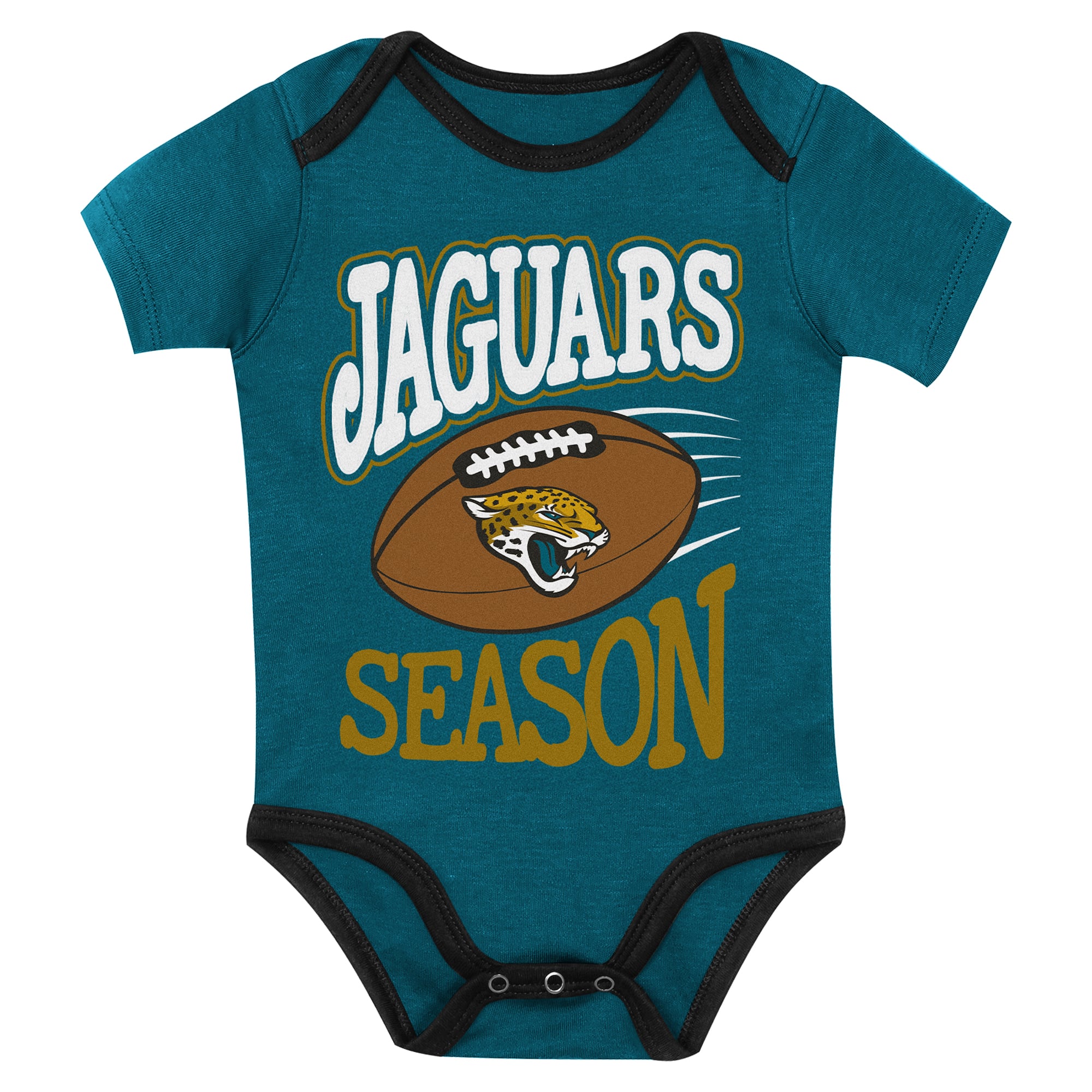 Infant Outerstuff  Jacksonville Jaguars First Round Pick 3-Piece Bodysuit Set