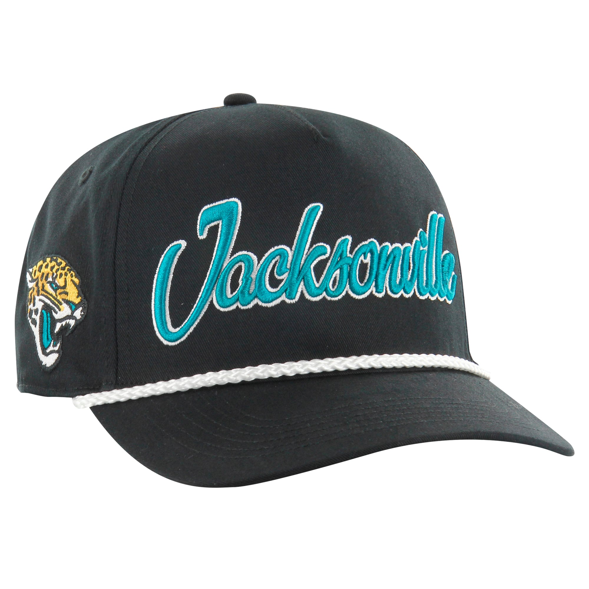 Casquette ajustable à attelage en surplomb des Jaguars de Jacksonville '47 pour homme