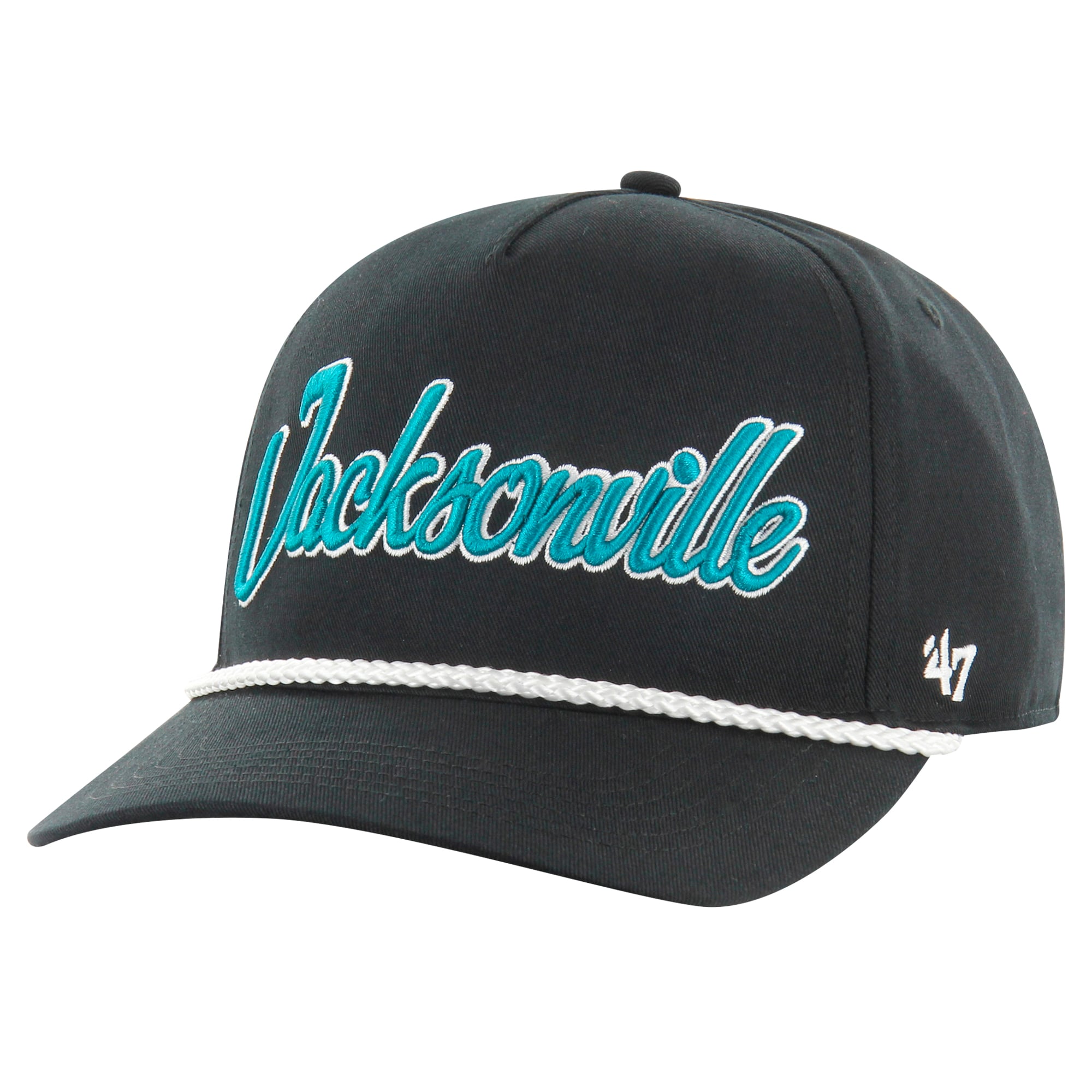 Casquette ajustable à attelage en surplomb des Jaguars de Jacksonville '47 pour homme