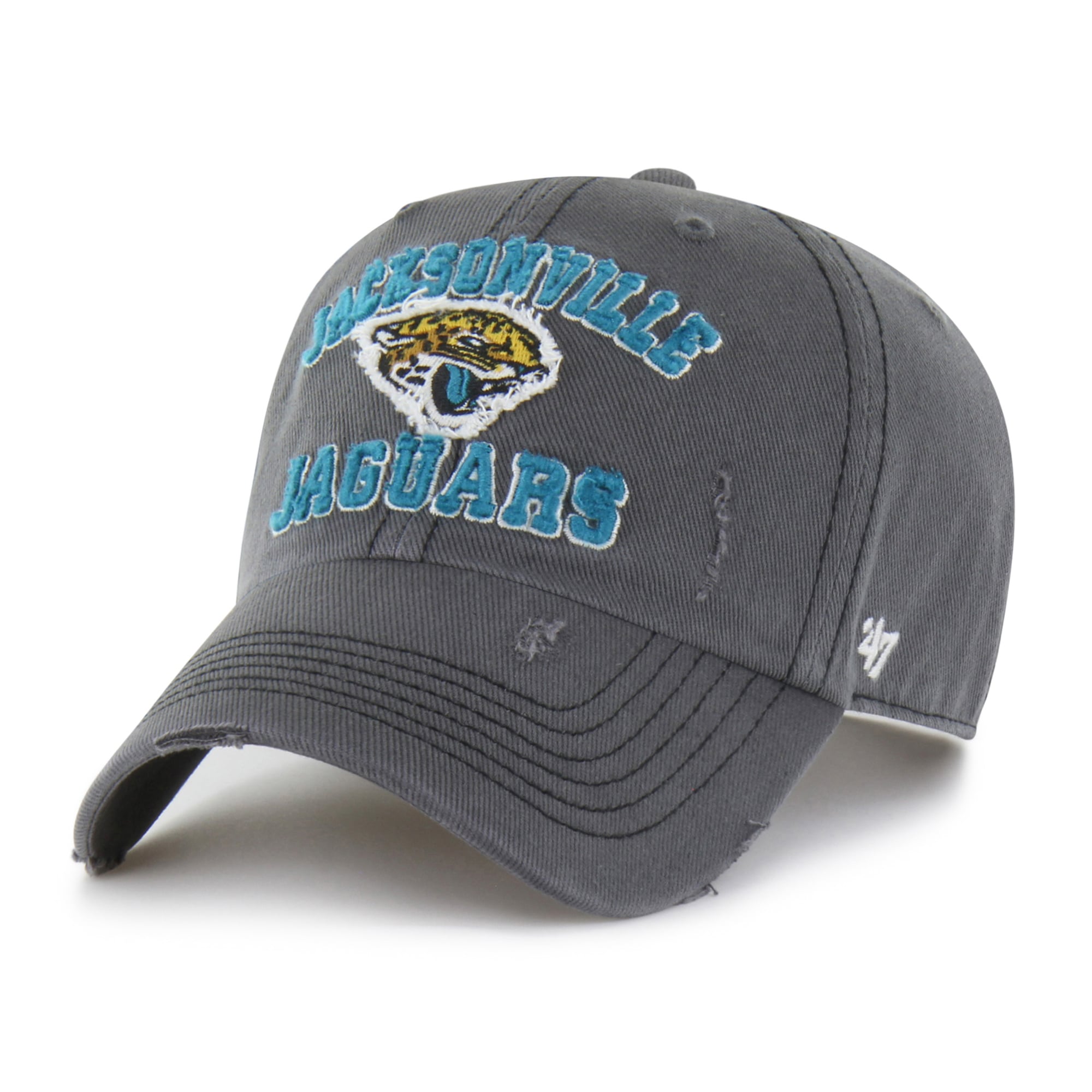 Casquette ajustable Jacksonville Jaguars Seymoore Clean Up '47 Charcoal pour homme