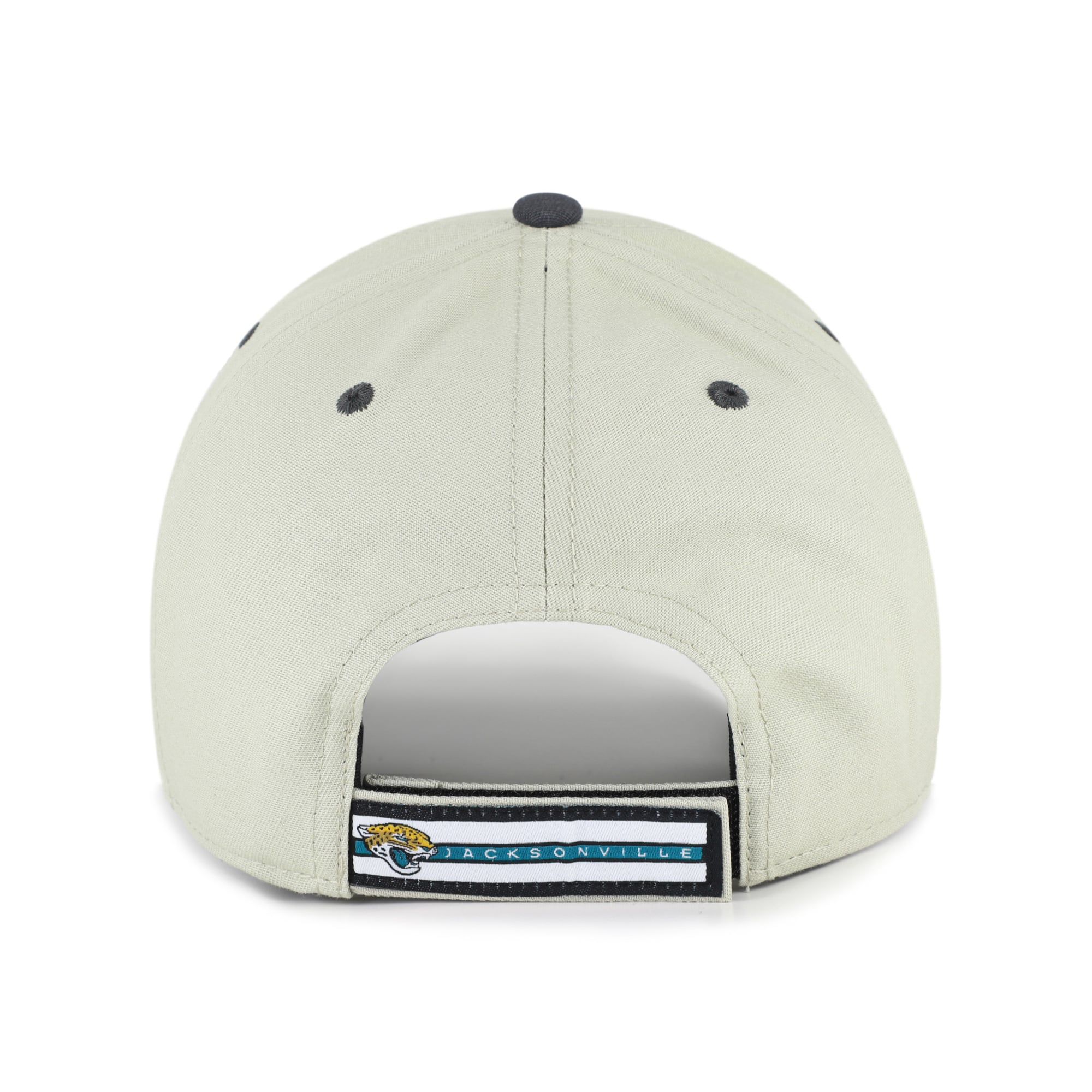 Casquette ajustable pour homme « 47 » grise/noire Jacksonville Jaguars MVP avec inscription en demi-bloc