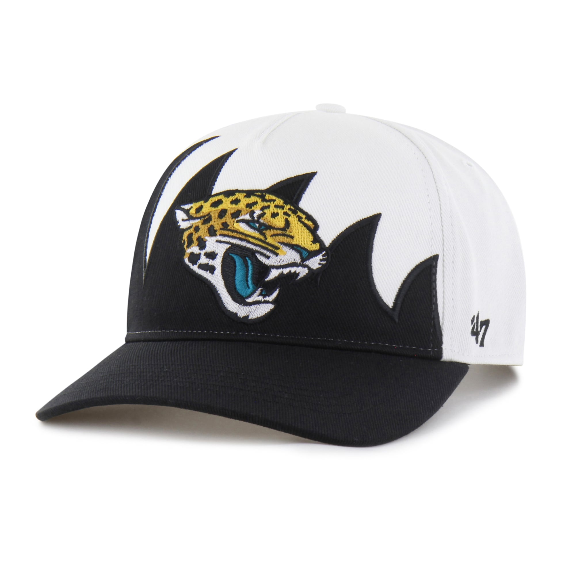 Men's '47 White Jacksonville Jaguars Jagged Hitch Adjustable Hat