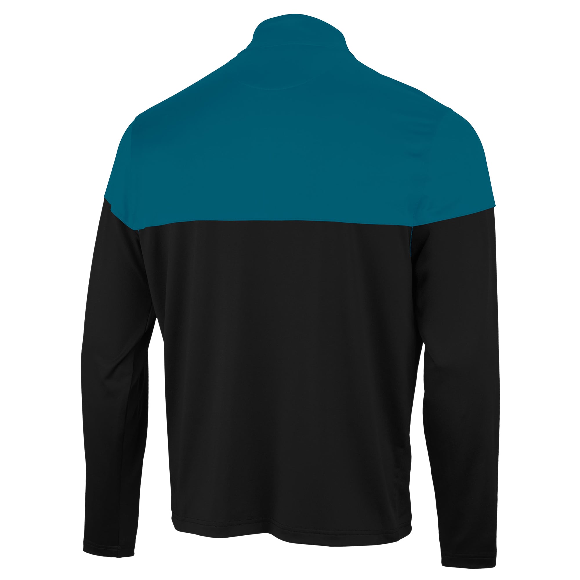Pull à col zippé Antigua noir/turquoise Jacksonville Jaguars pour homme