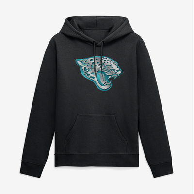 Jacksonville Jaguars Big & Tall Metallic Mascot Hoodie - Black