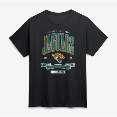 Jacksonville Jaguars Bud Light T-Shirt - Black