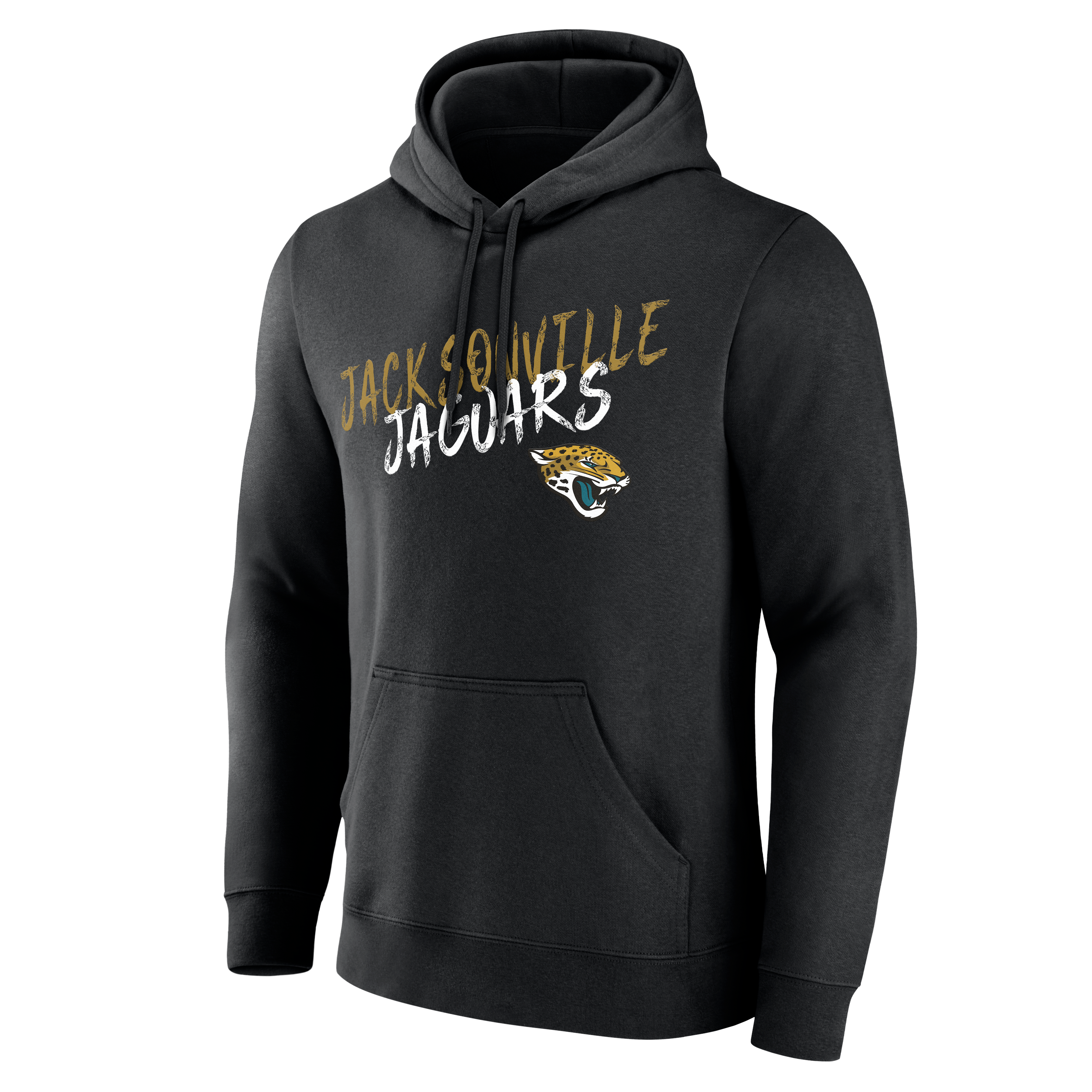 Sweat à capuche noir Jacksonville Jaguars Hustle pour homme