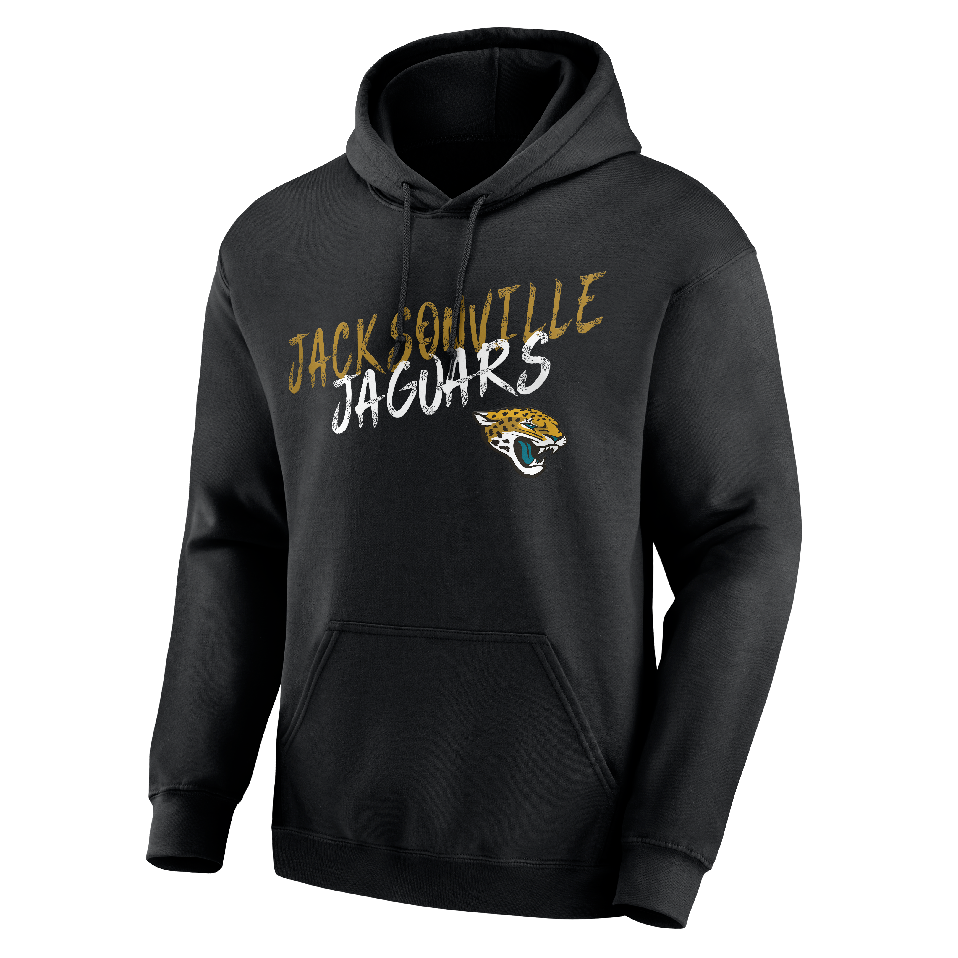 Men's Black Jacksonville Jaguars Hustle Personalized Name & Number Hoodie