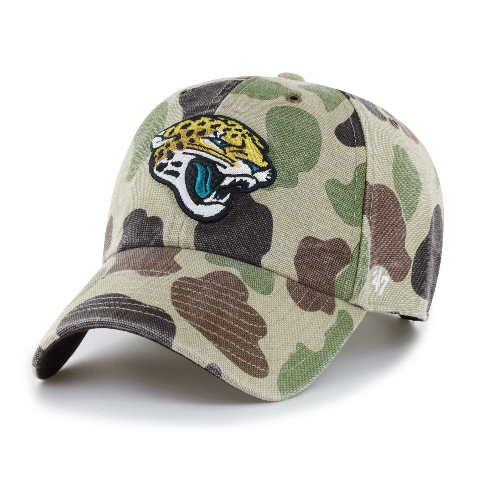 Casquette ajustable Carhartt x '47 Duck Camo Jacksonville Jaguars Clean Up pour homme